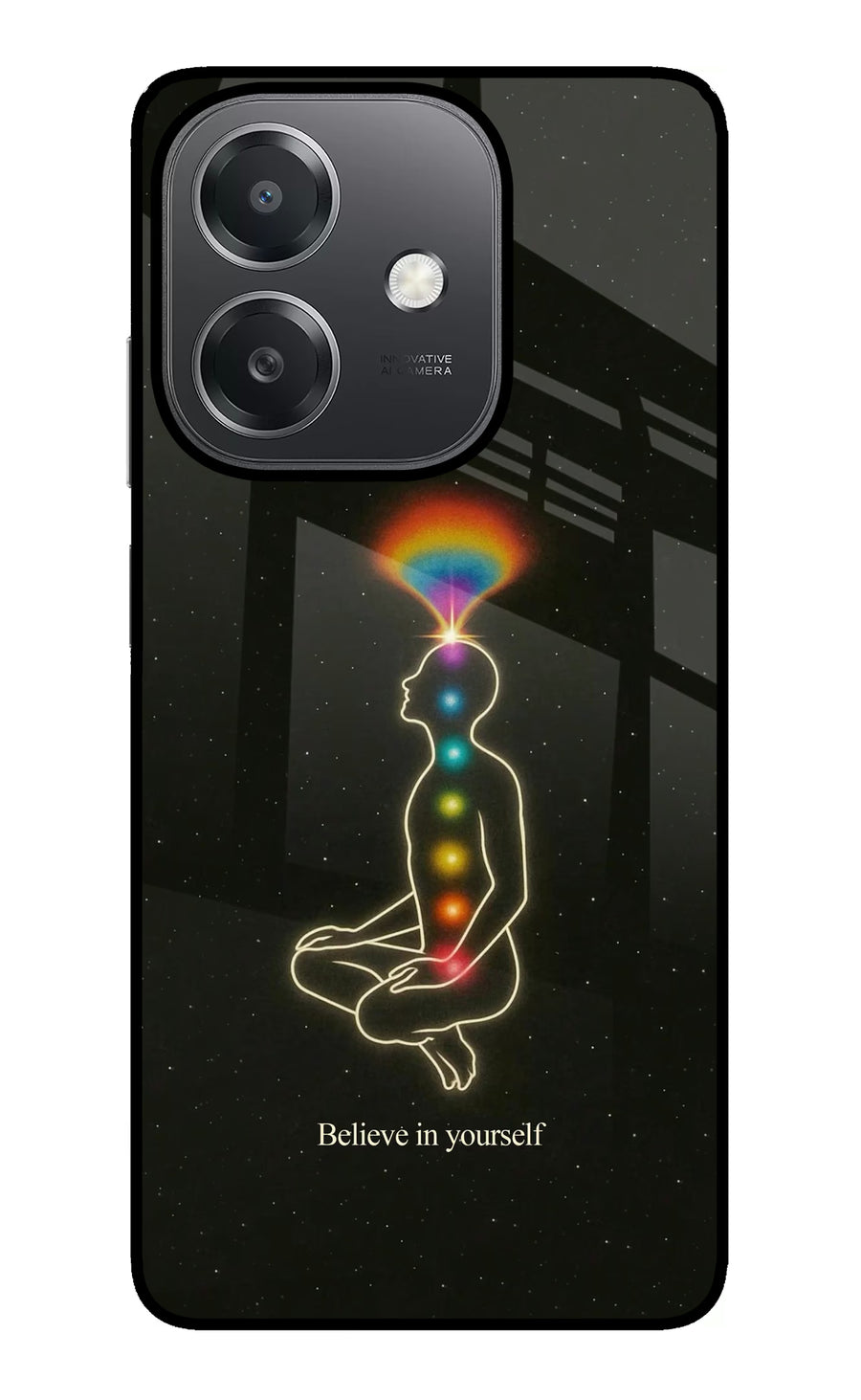 Believe in yourself OPPO A3x Back Cover, Metal case