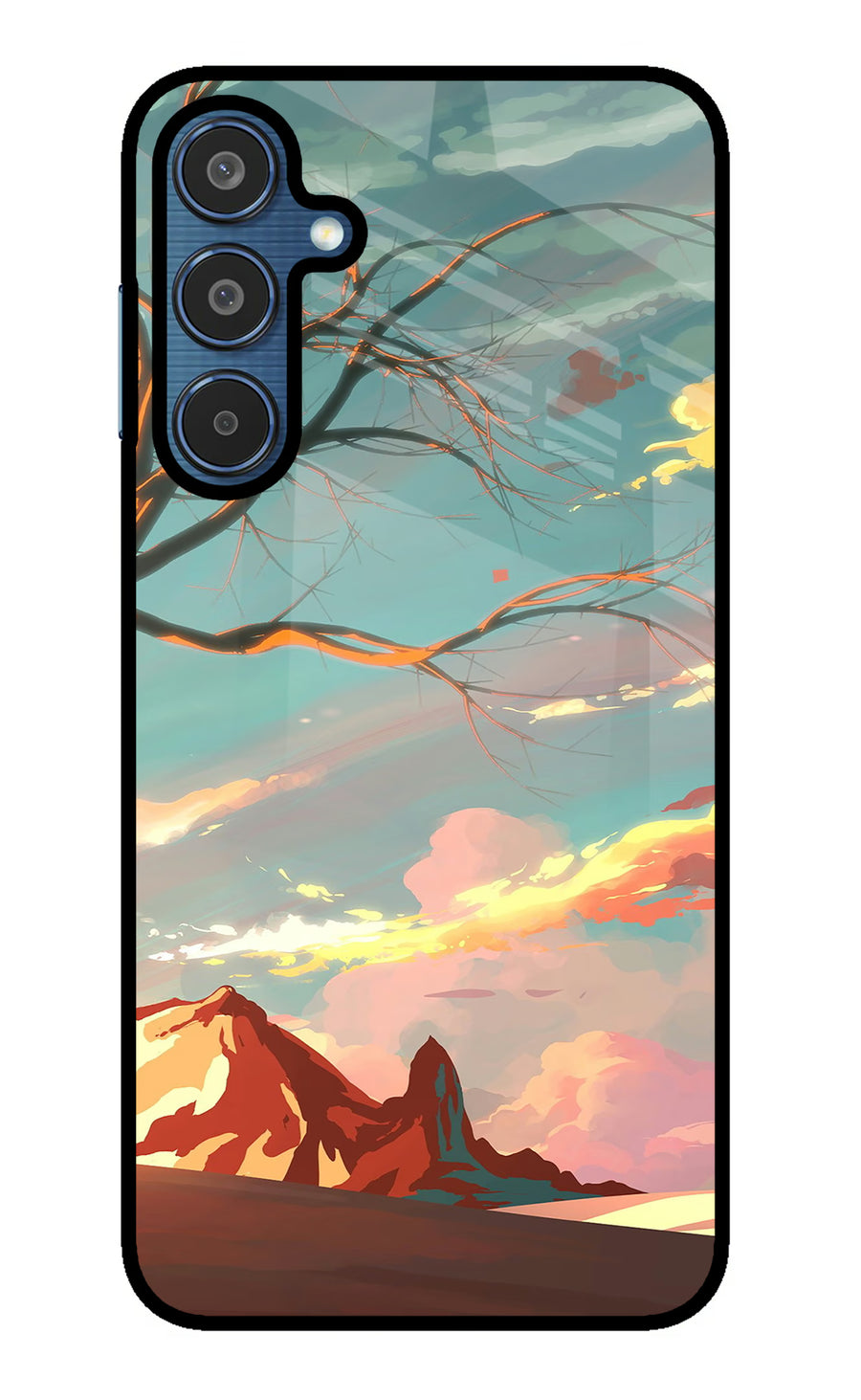 Scenery Samsung M35 5G Back Cover, Metal case