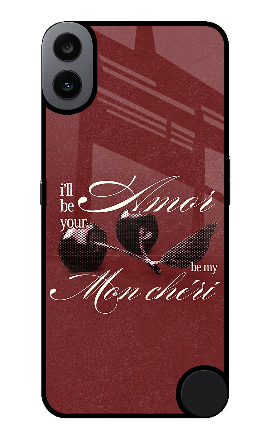 Velvet Cherry CMF by Nothing Phone 1 Back Cover, Metal case