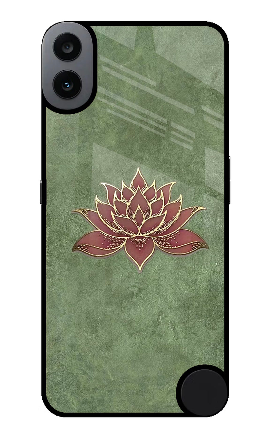 Lotus Grace CMF by Nothing Phone 1 Back Cover, Metal case