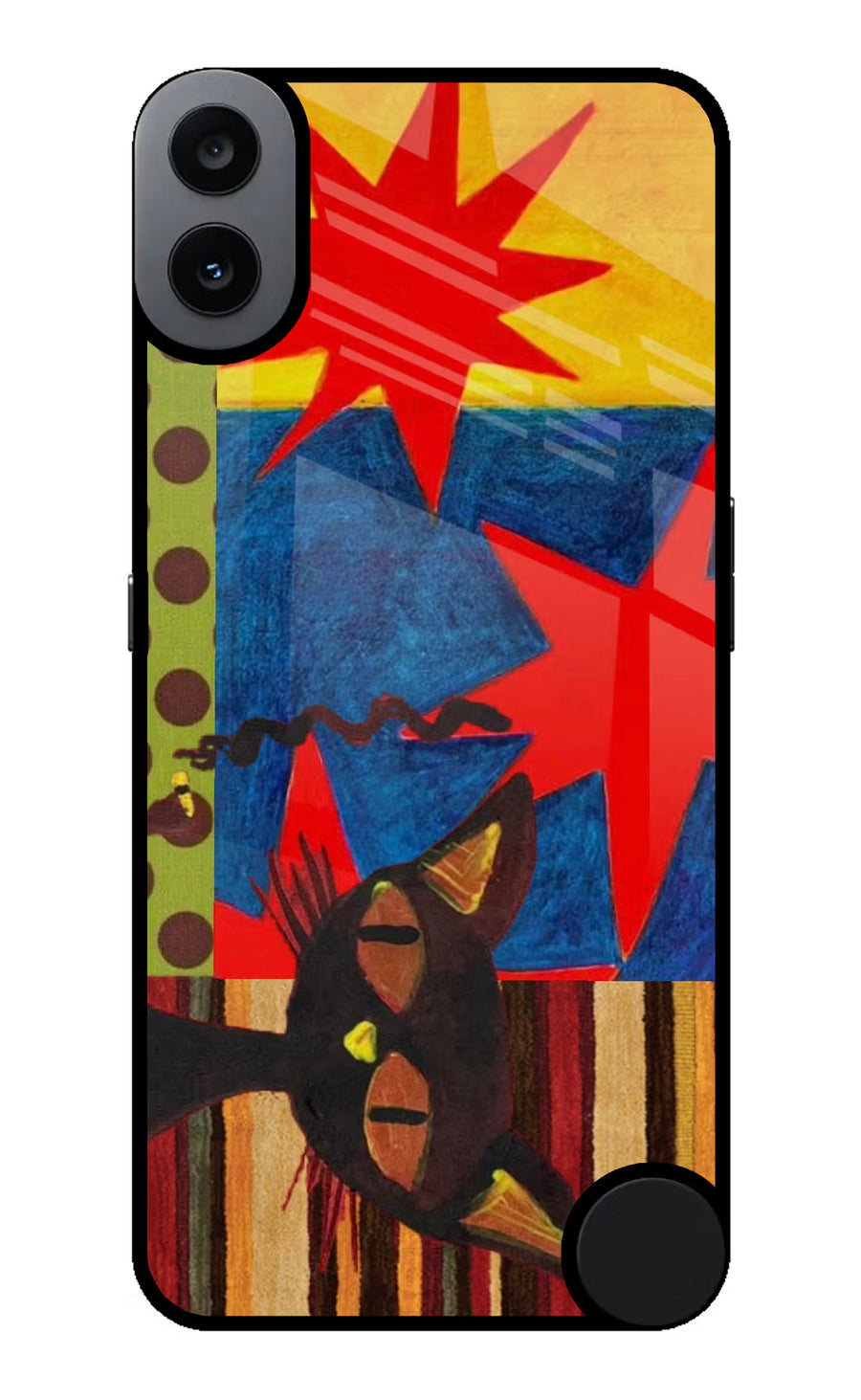 Pop Cat CMF by Nothing Phone 1 Back Cover, Metal case
