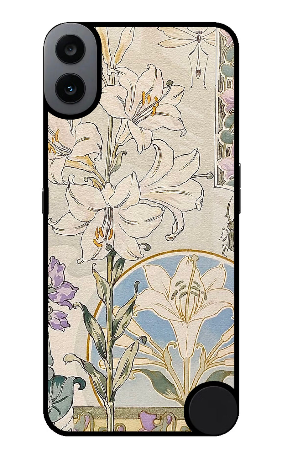White Lily CMF by Nothing Phone 1 Back Cover, Metal case