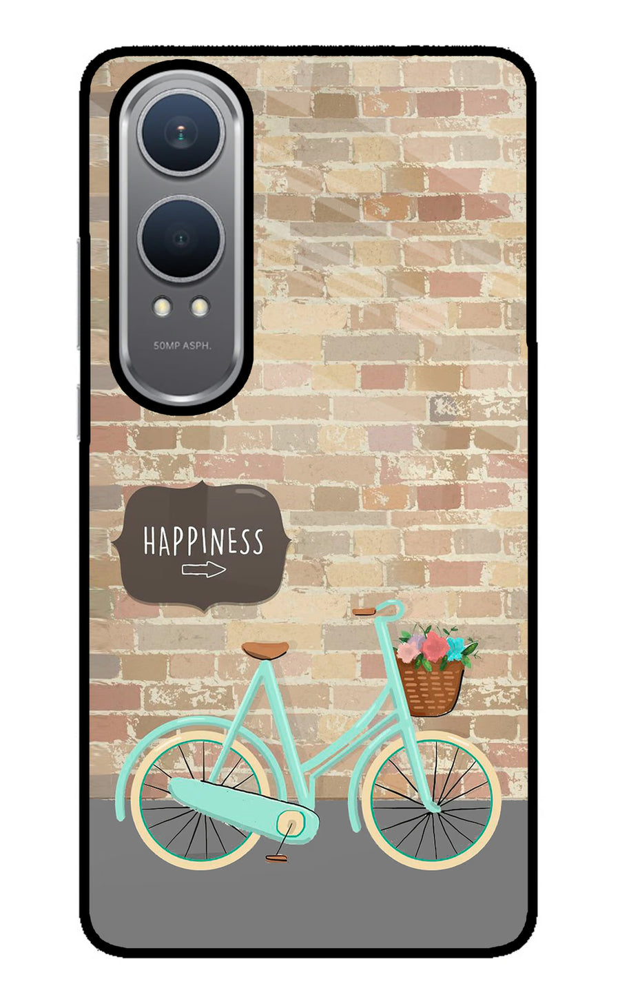 Happiness Artwork OnePlus Nord CE4 Lite Back Cover, Metal case