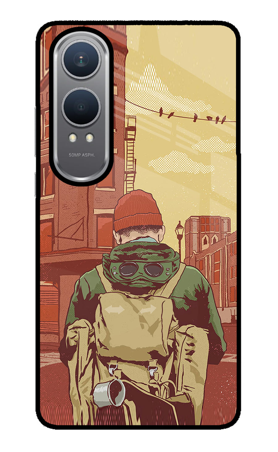 Adventurous OnePlus Nord CE4 Lite Back Cover, Metal case