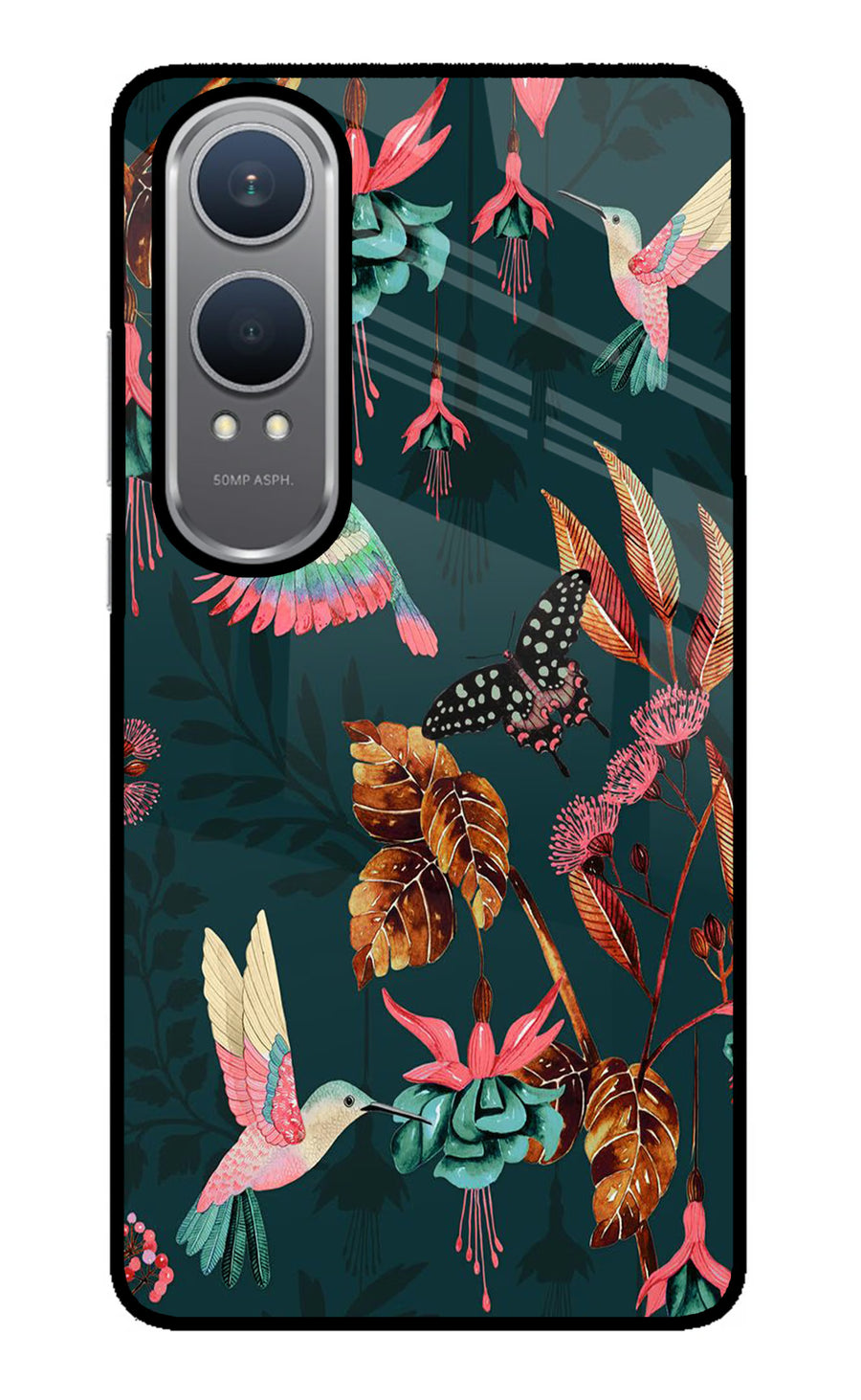 Birds OnePlus Nord CE4 Lite Back Cover, Metal case