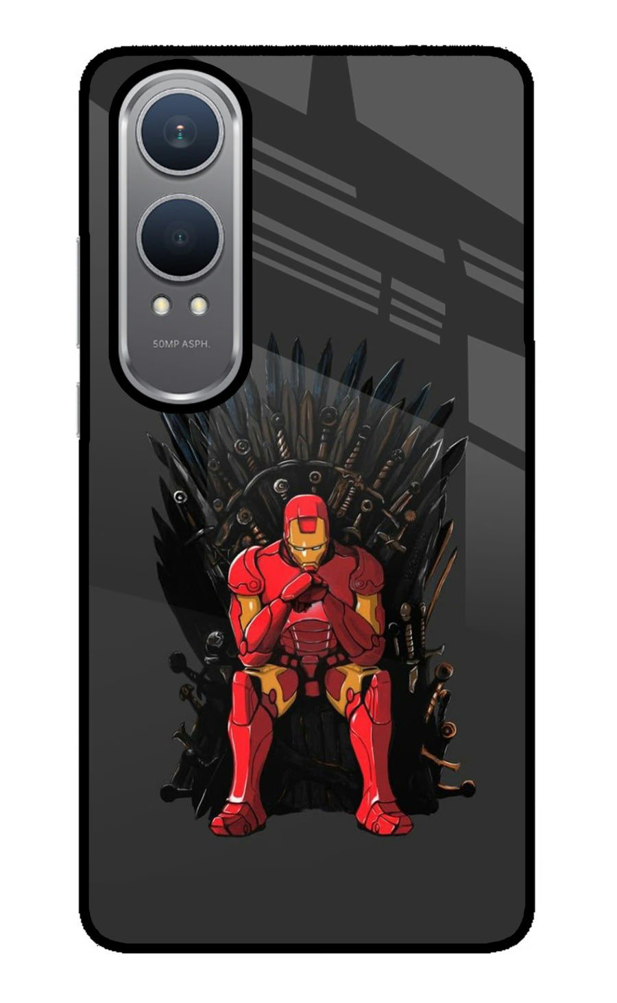 Ironman Throne OnePlus Nord CE4 Lite Back Cover, Metal case