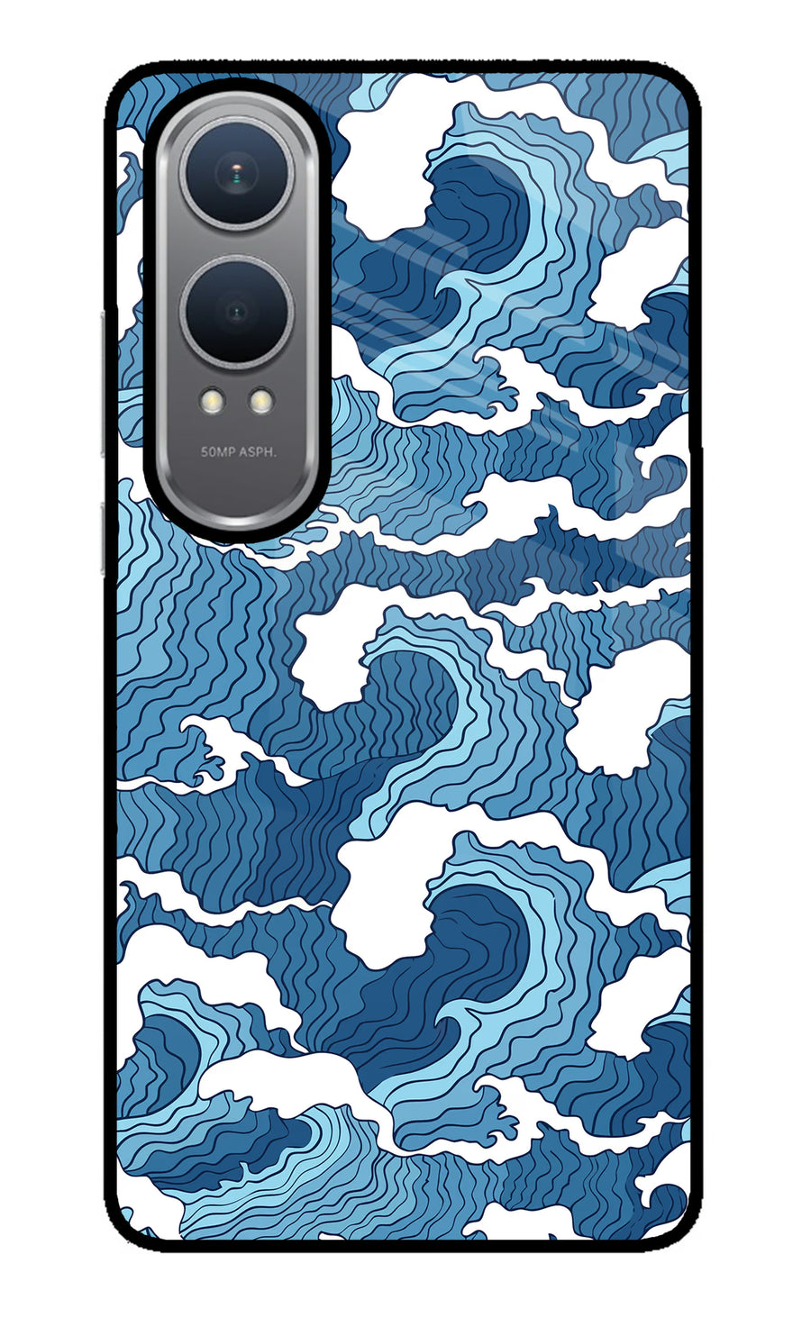 Blue Waves OnePlus Nord CE4 Lite Back Cover, Metal case