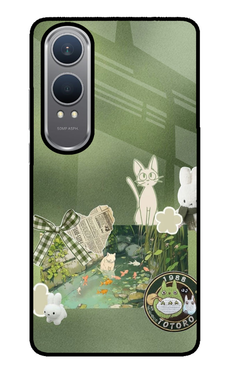 Aesthetic anime OnePlus Nord CE4 Lite Back Cover, Metal case