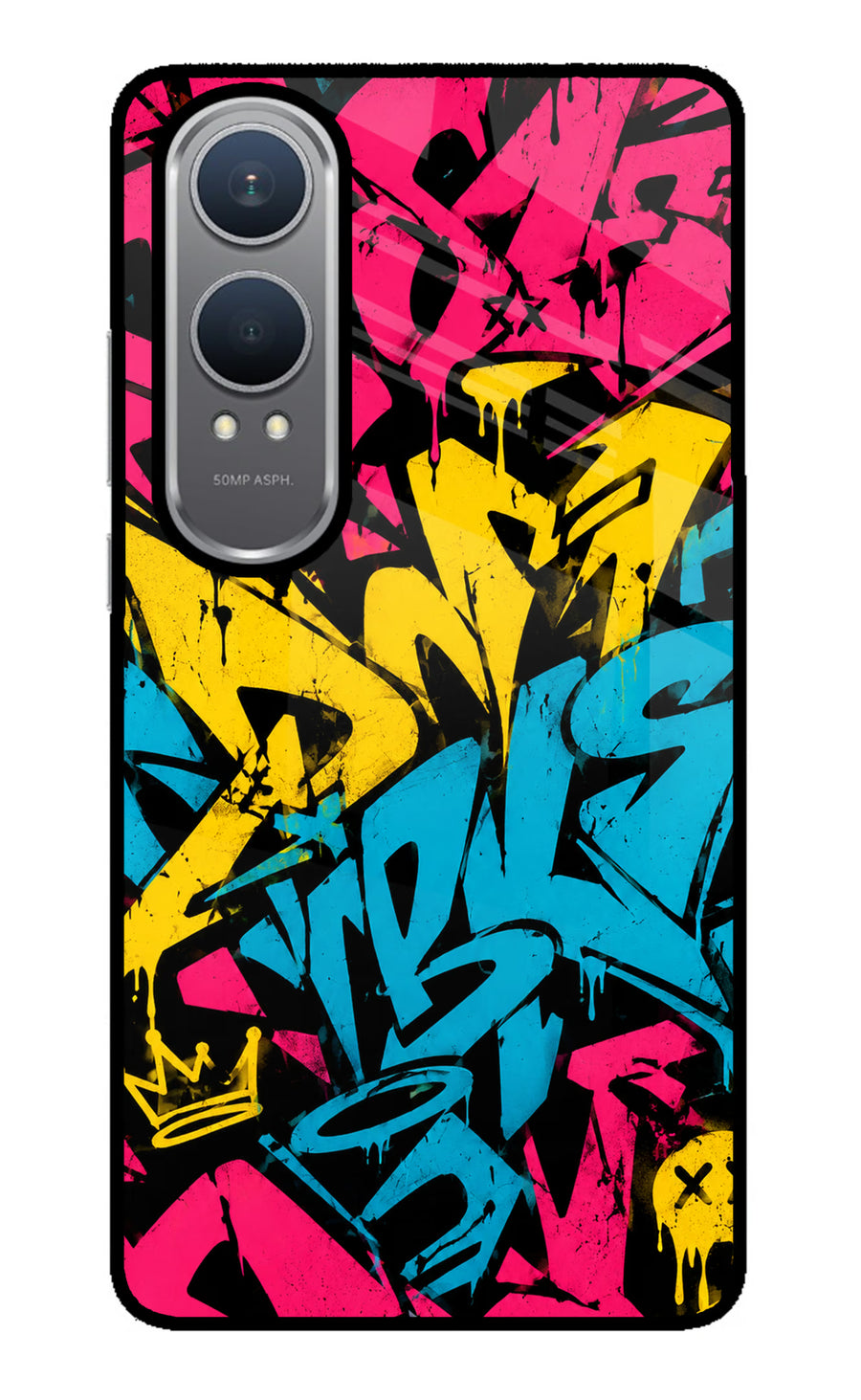 Graffiti Vibe OnePlus Nord CE4 Lite Back Cover, Metal case