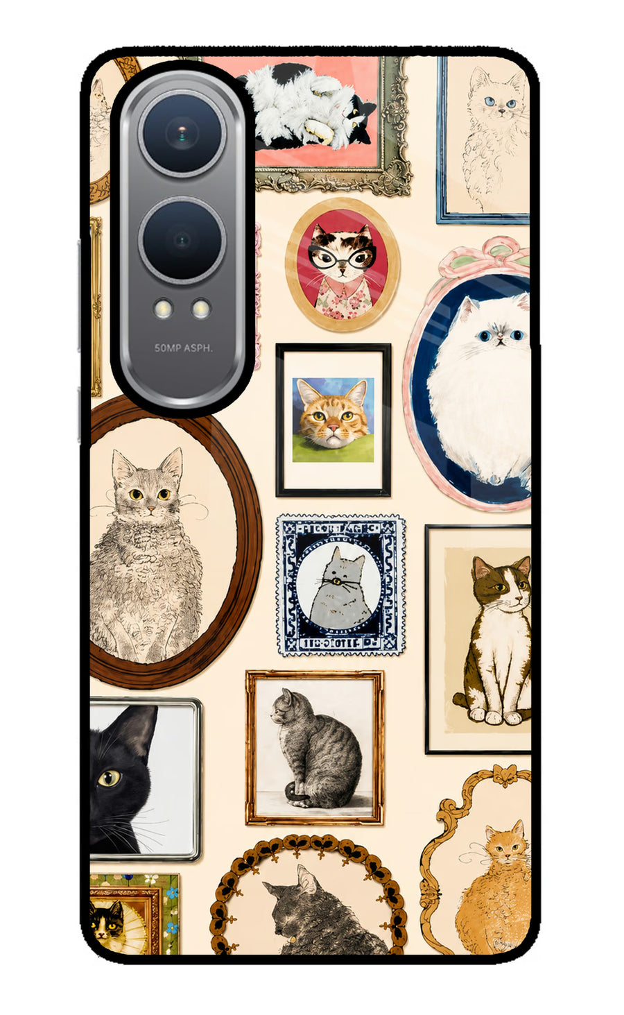 Mirror Cats OnePlus Nord CE4 Lite Back Cover, Metal case
