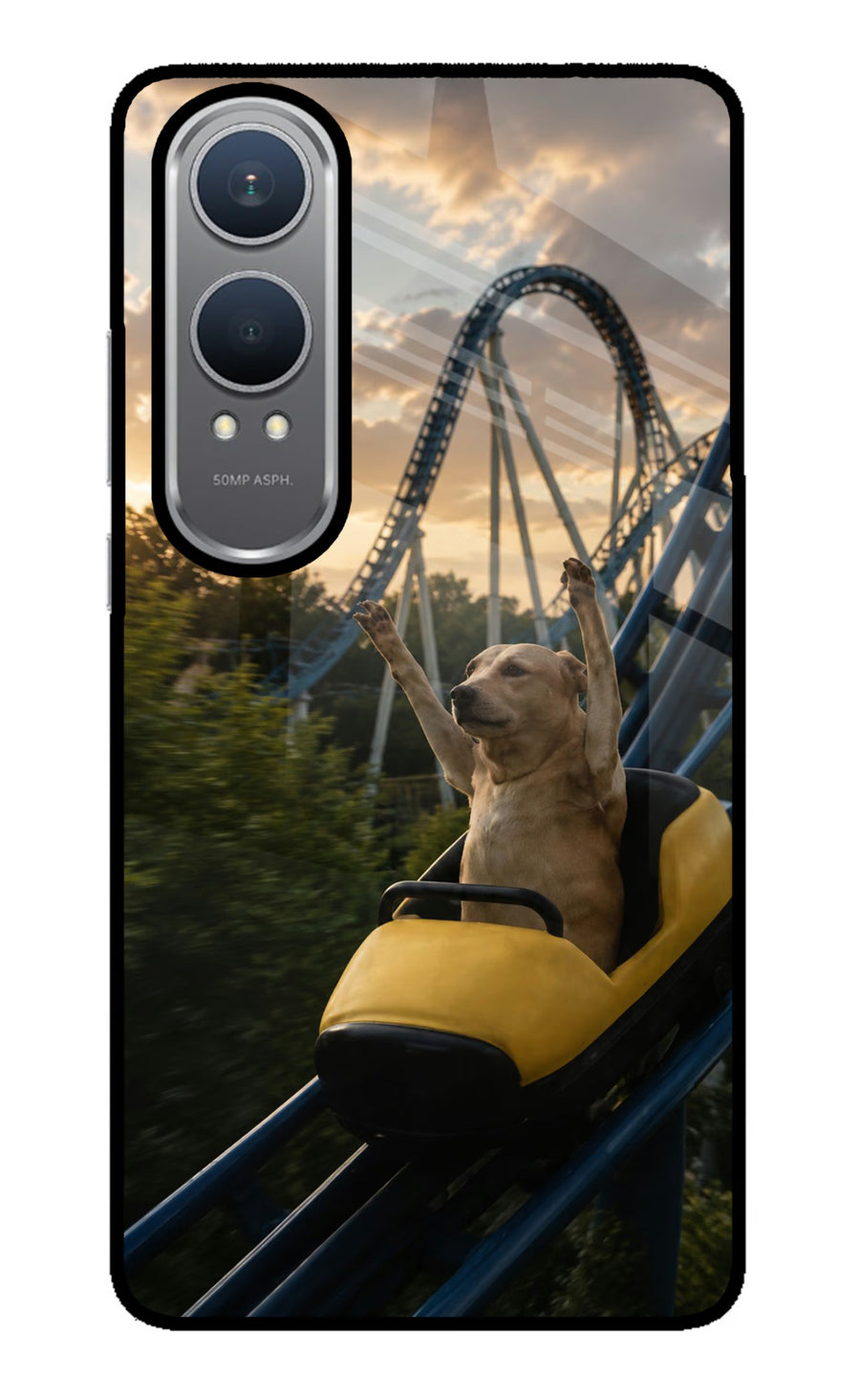 Rollercoaster Dog OnePlus Nord CE4 Lite Back Cover, Metal case