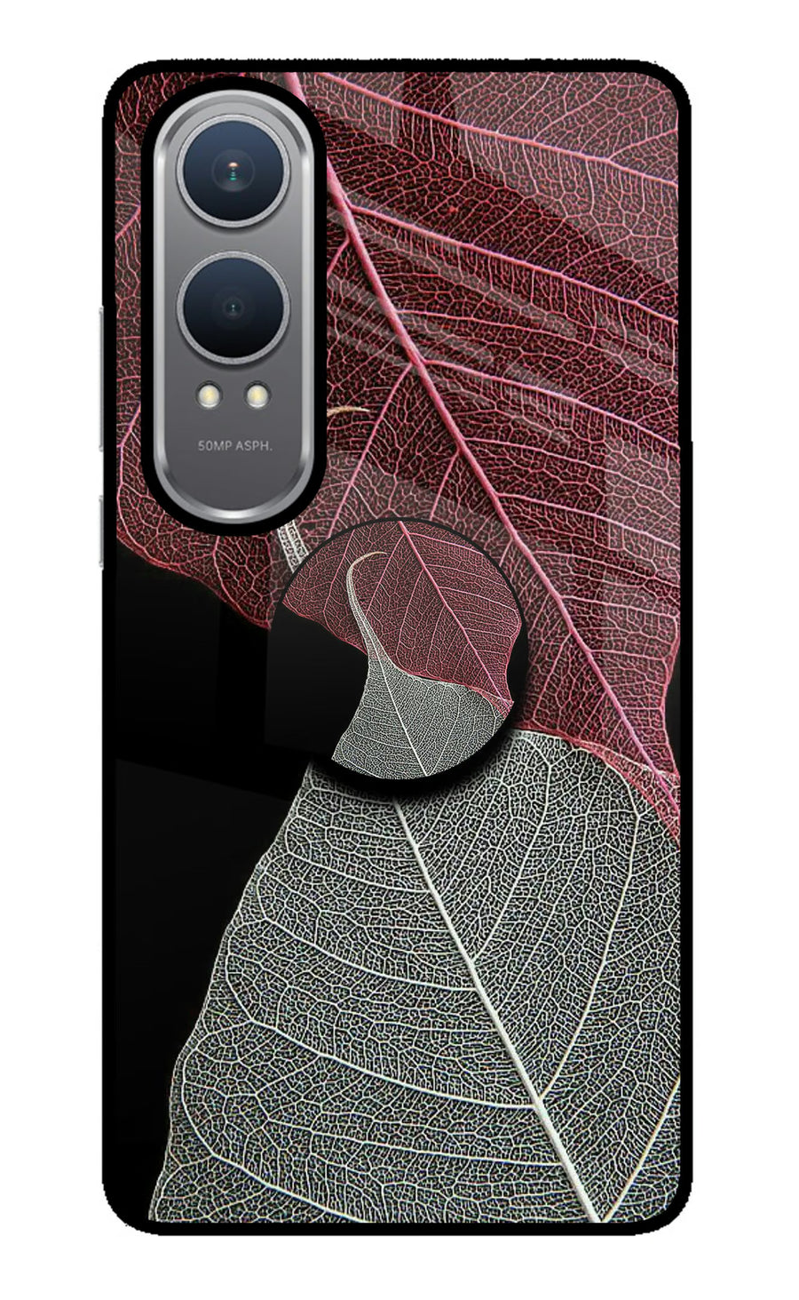 Leaf Pattern OnePlus Nord CE4 Lite Pop Case, Metal case