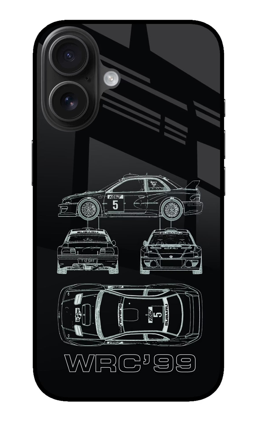 WRC'99 iPhone 16 Back Cover, Metal case