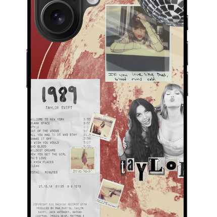 Taylor Swift iPhone 16 Metal Case Back Cover by Casekaro