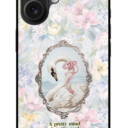Pretty Mind Pretty Soul iPhone 16 Metal Case Back Cover by Casekaro