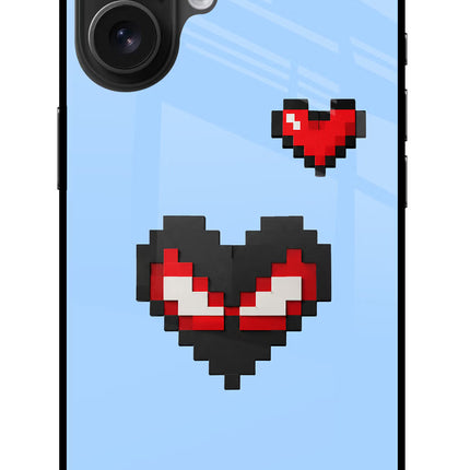 Peter Heart iPhone 16 Metal Case Back Cover by Casekaro
