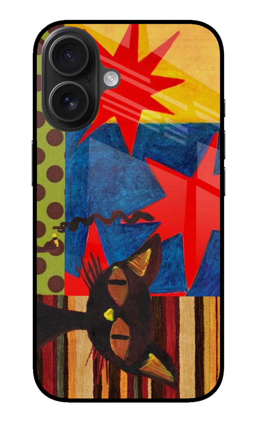 Pop Cat iPhone 16 Back Cover, Metal case