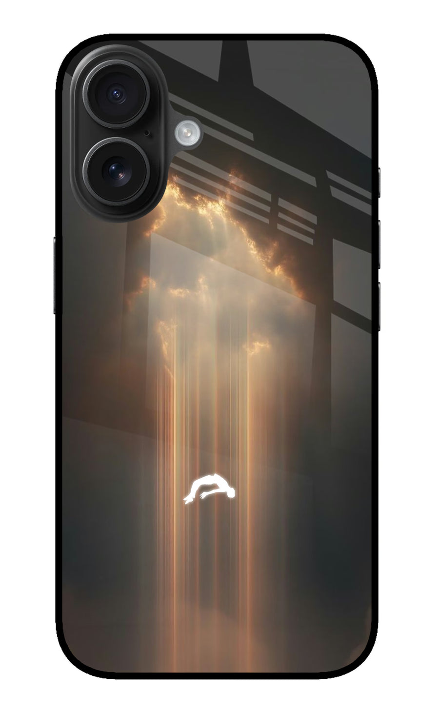 Heavenly Beam iPhone 16 Back Cover, Metal case