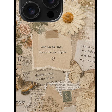 Vintage case iPhone 16 Pro Metal Case Back Cover by Casekaro