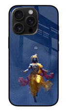 Cosmic Krishna iPhone 16 Pro Metal Case Back Cover by Casekaro