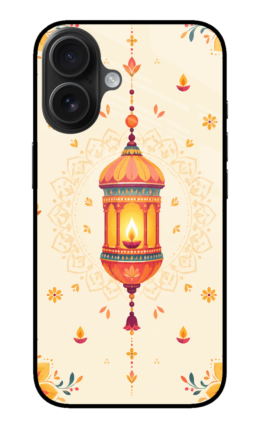 Golden Lantern iPhone 16 Plus Back Cover, Metal case