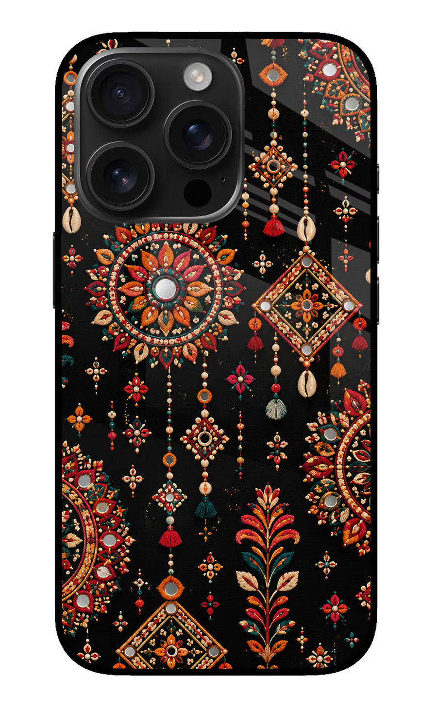 Boho Noir iPhone 16 Pro Max Back Cover, Metal case
