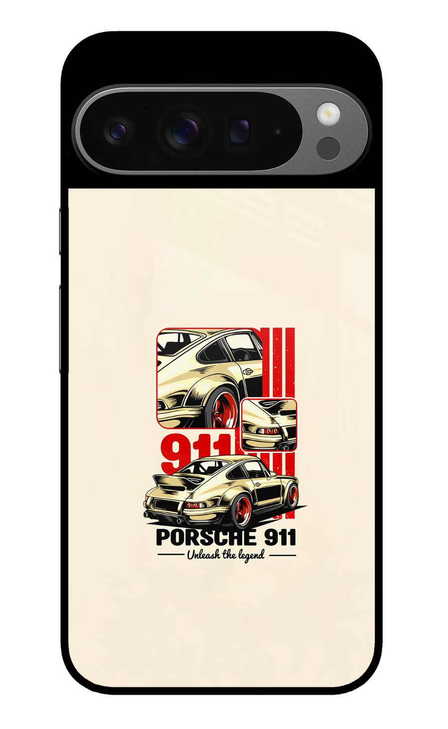 Classic Porsche 911 Google Pixel 9 Pro Back Cover, Metal case