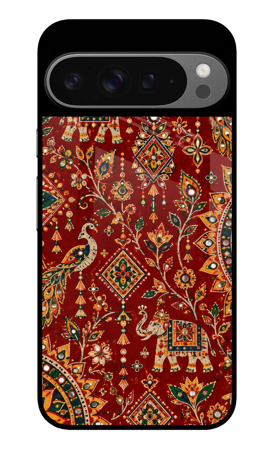 Laal Riwaaz Google Pixel 9 Pro Back Cover, Metal case