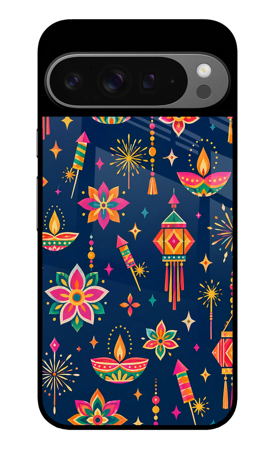 Festive Pop Google Pixel 9 Pro Back Cover, Metal case