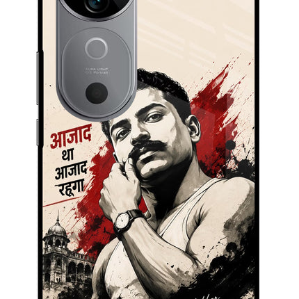 Chandrashekhar Azad Fearless Vivo V40 5G Metal Case Back Cover by Casekaro