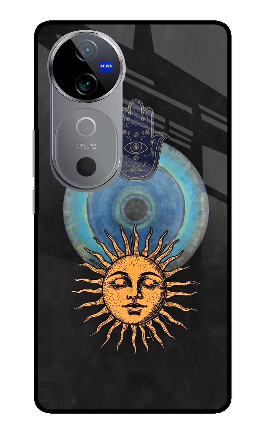 Divine Sun Vivo V40 5G Back Cover, Metal case