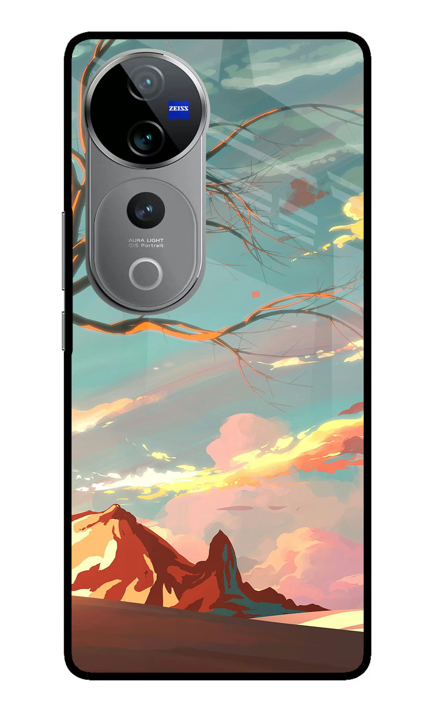 Scenery Vivo V40 Pro 5G Back Cover, Metal case
