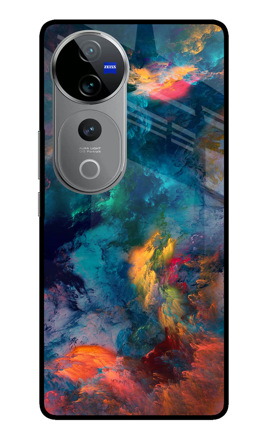 Artwork Paint Vivo V40 Pro 5G Back Cover, Metal case