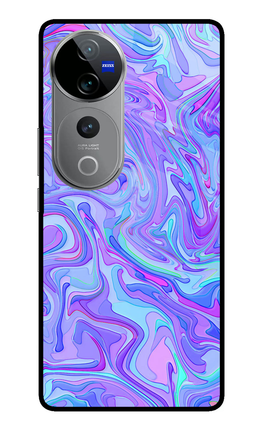 Glitter Vivo V40 Pro 5G Back Cover, Metal case