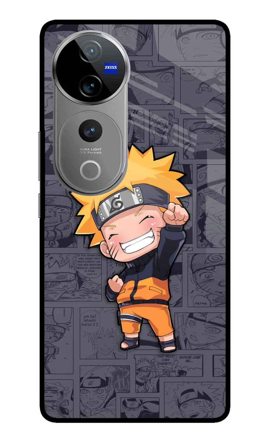 Chota Naruto Vivo V40 Pro 5G Back Cover, Metal case