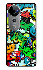 Game Doodle Vivo V40 Pro 5G Metal Case Back Cover by Casekaro