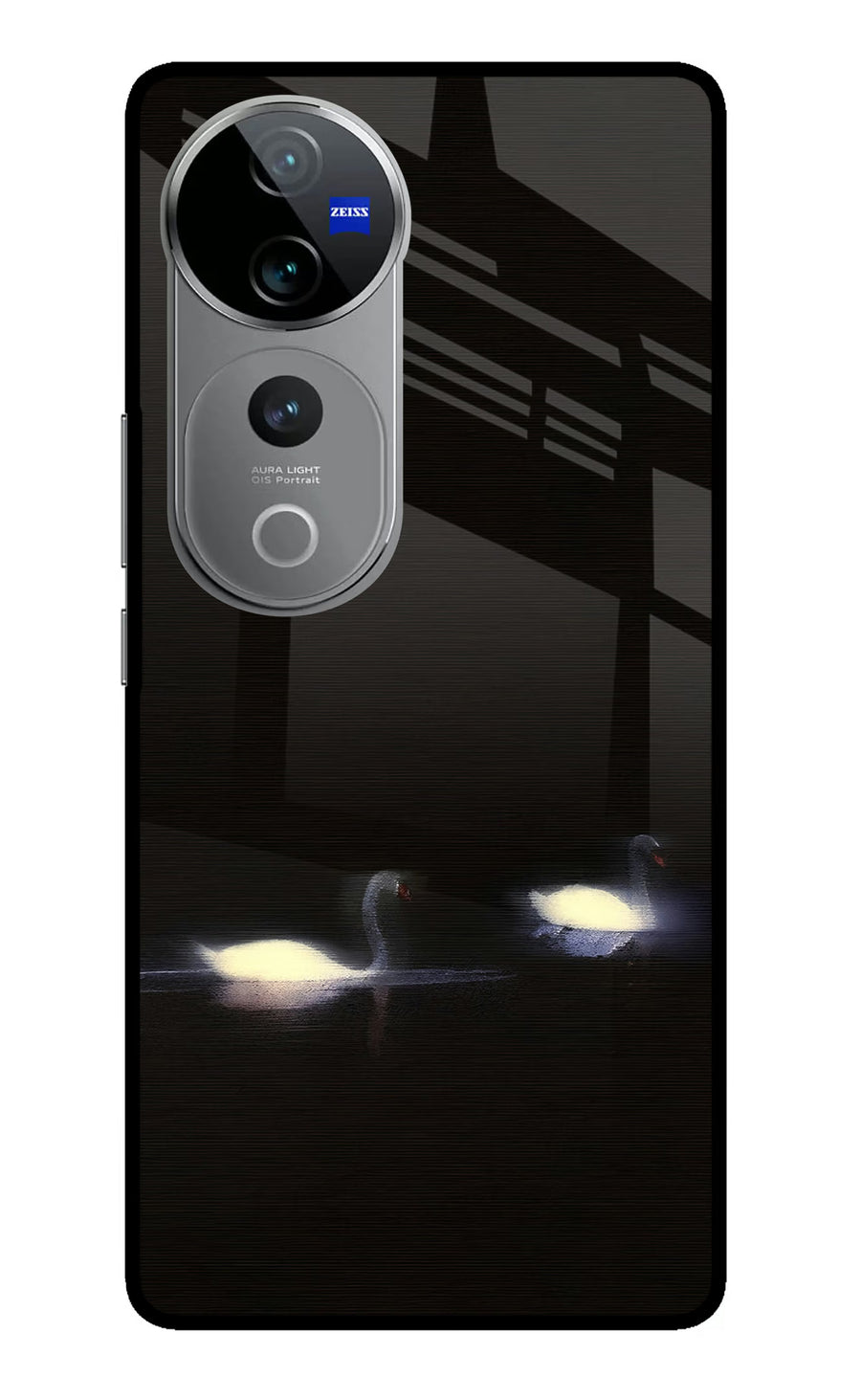 Silent Swans Vivo V40 Pro 5G Back Cover, Metal case