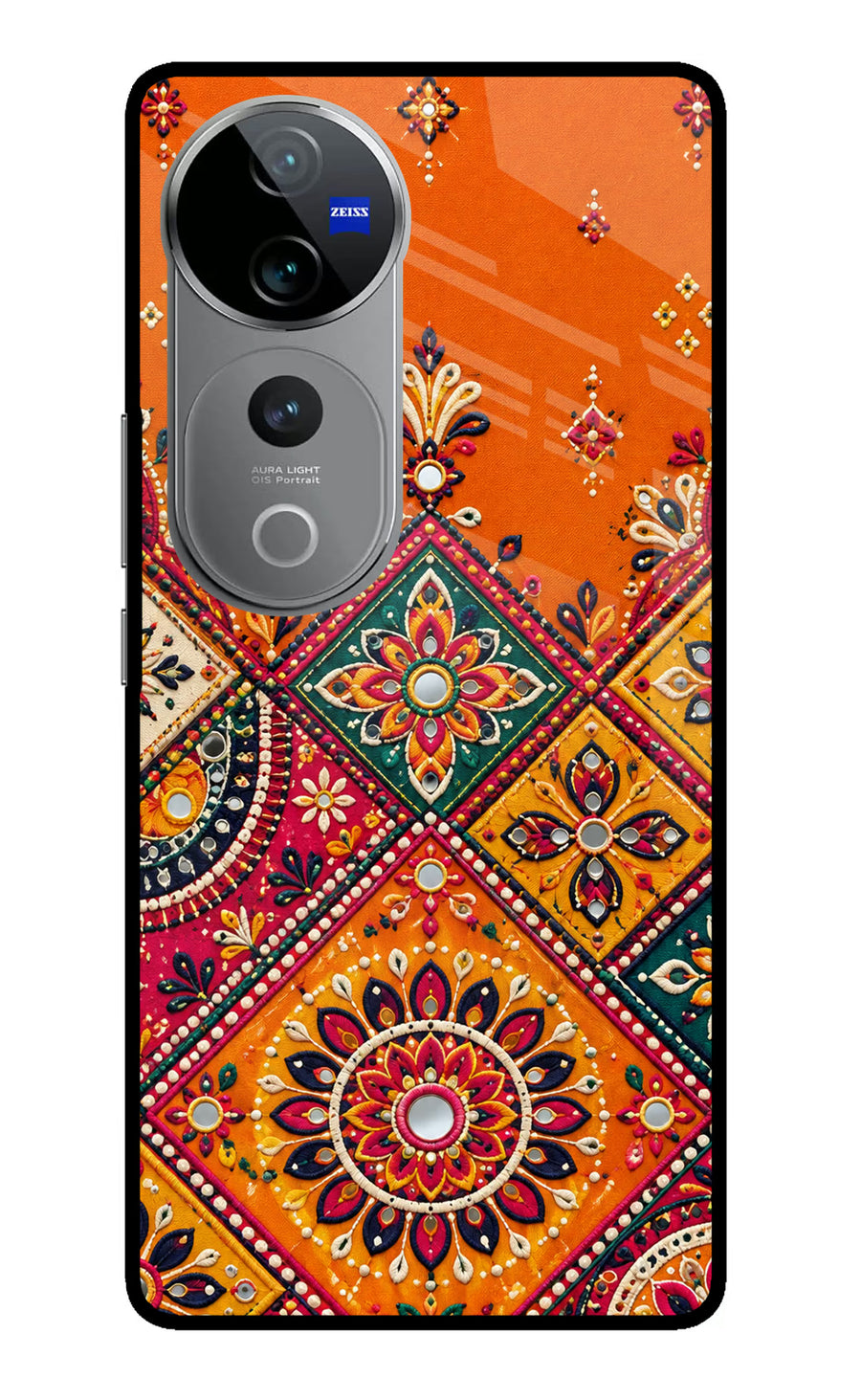 Kutch Glow Vivo V40 Pro 5G Back Cover, Metal case