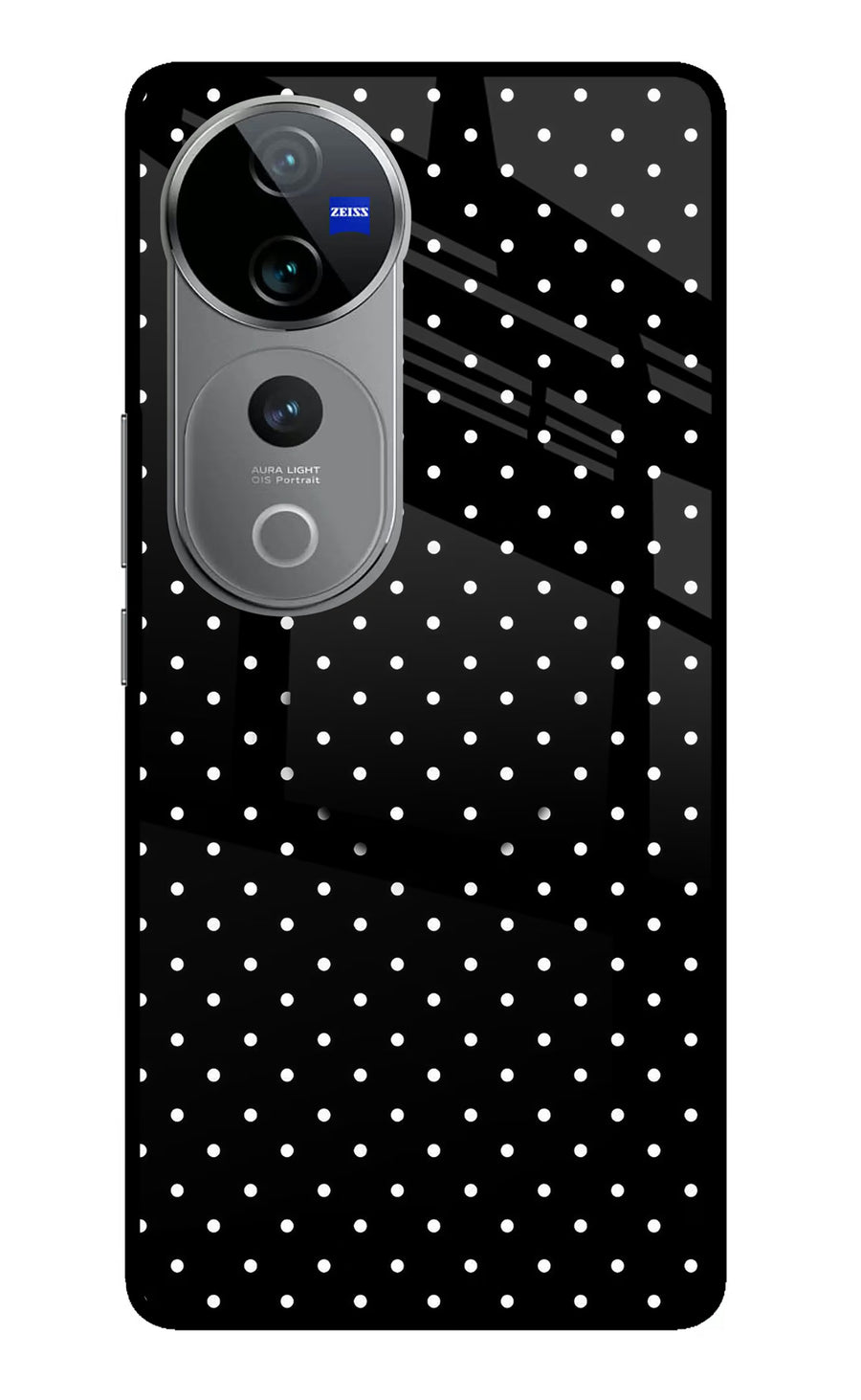 White Dots Vivo V40 Pro 5G Pop Case, Metal case