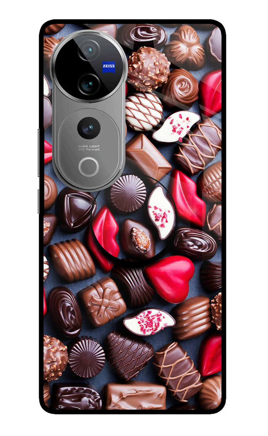 Chocolates Vivo V40 Pro 5G Pop Case, Metal case