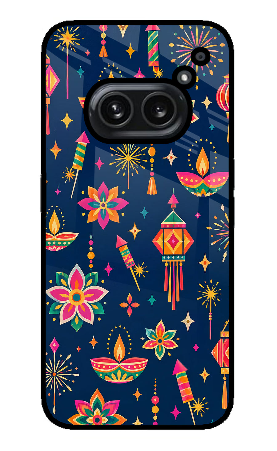 Festive Pop Nothing Phone 2A Plus Back Cover, Metal case