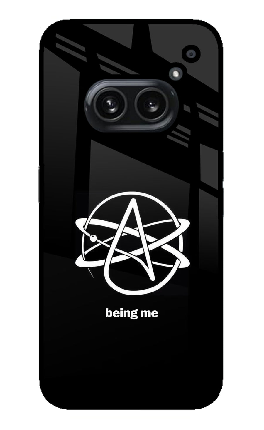Atheist Symbol Nothing Phone 2A Plus Back Cover, Metal case