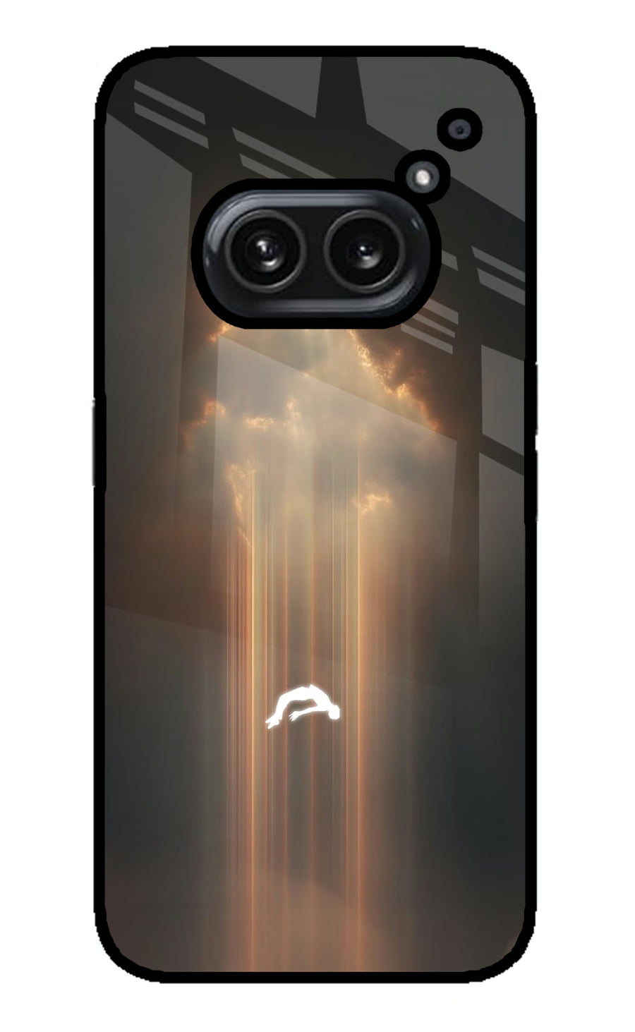 Heavenly Beam Nothing Phone 2A Plus Back Cover, Metal case