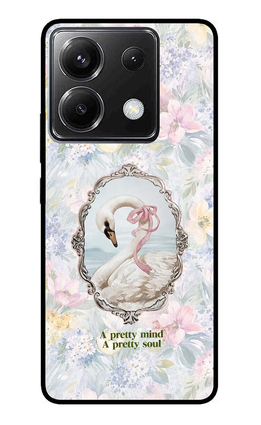 Pretty Mind Pretty Soul Poco X6 Back Cover, Metal case