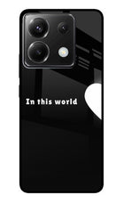 This World Poco X6 Metal Case Back Cover by Casekaro