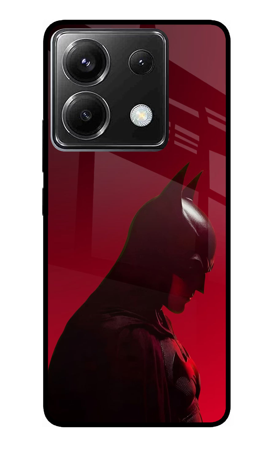 Dark Knight Poco X6 Back Cover, Metal case