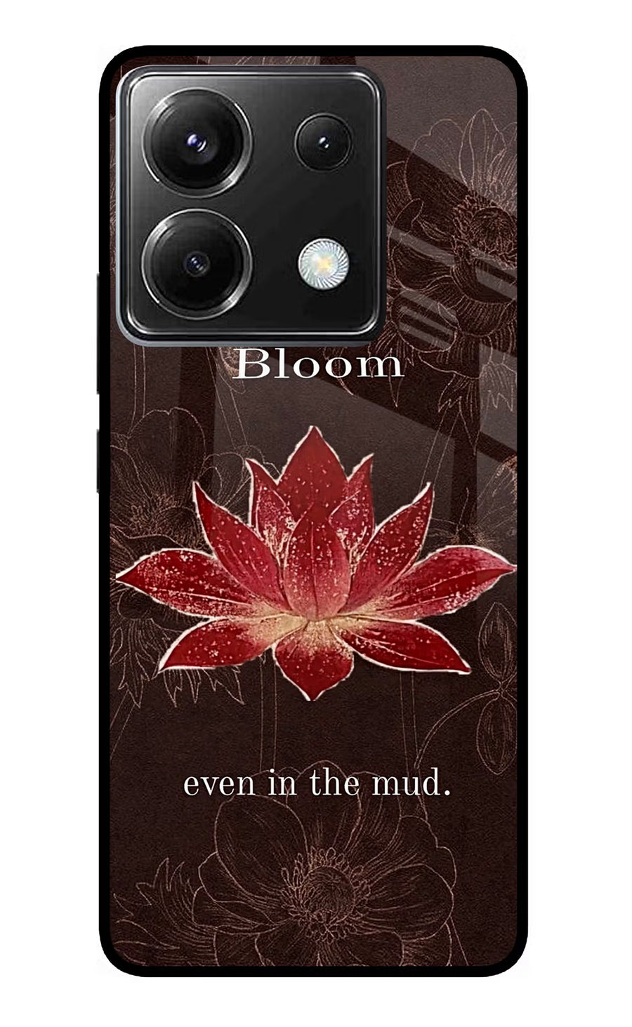 Bloom Poco X6 Back Cover, Metal case