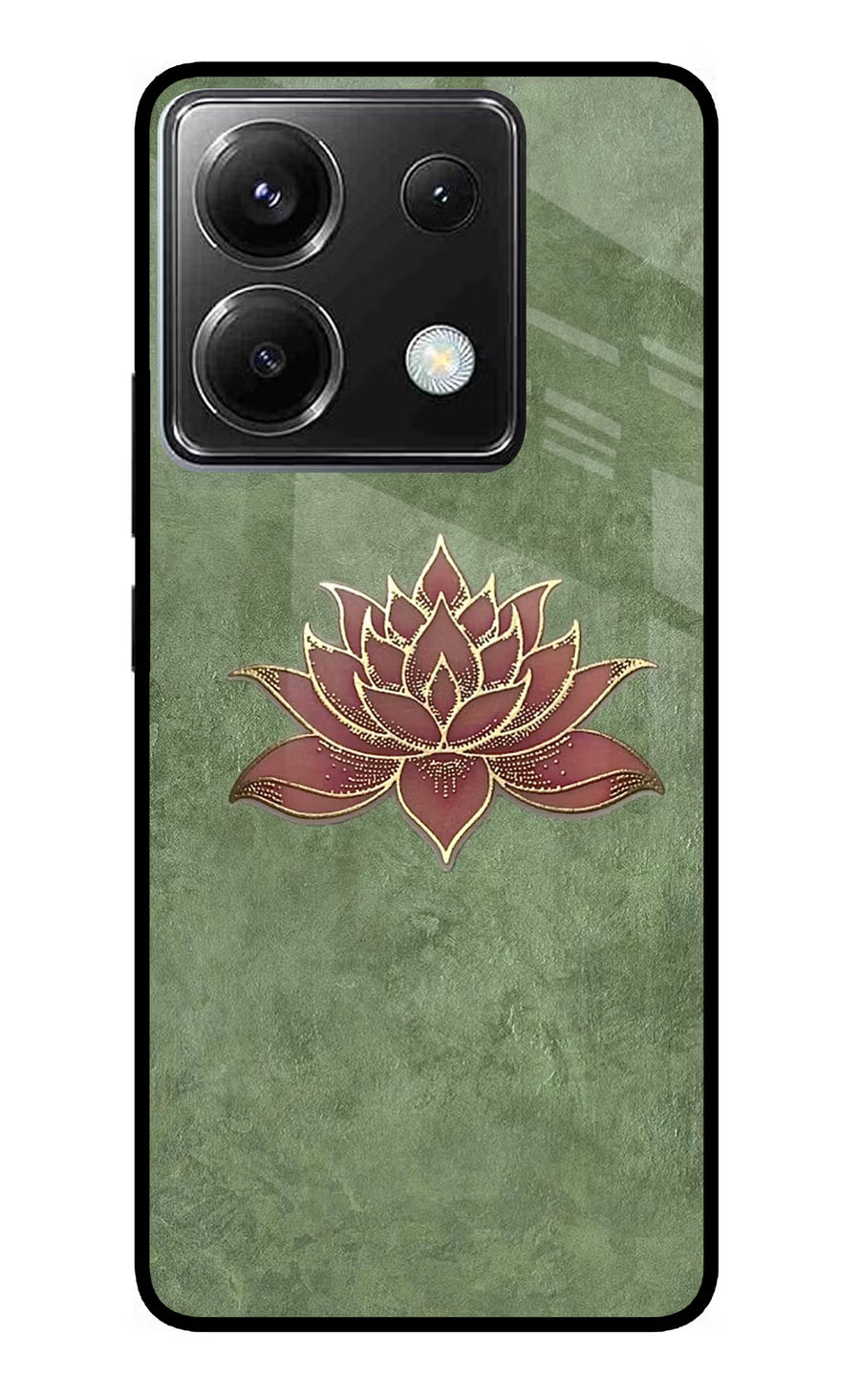 Lotus Grace Poco X6 Back Cover, Metal case