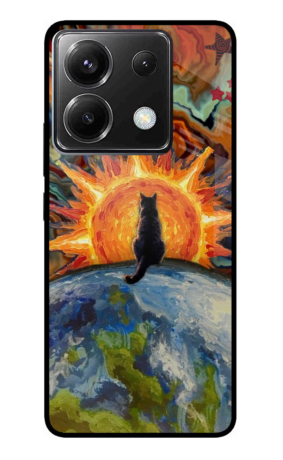 Sunrise Beyond Poco X6 Back Cover, Metal case