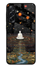 Space Monk Samsung A36 5G Metal Case Back Cover by Casekaro